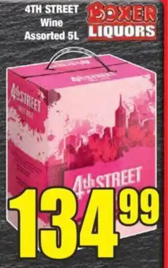 Boxer 4TH STREET Wine Assorted 5L offer