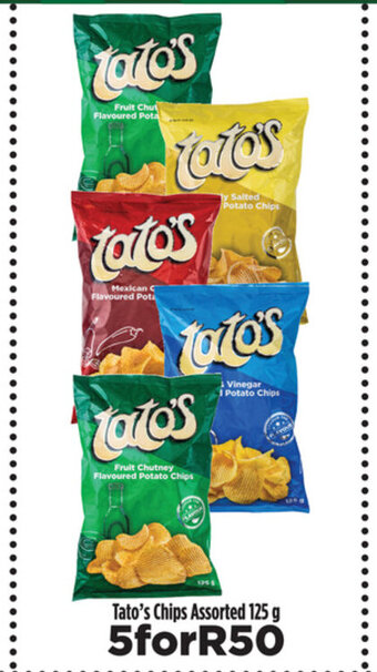 Tato's Chips Assorted 125g