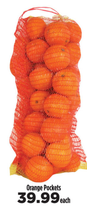 Food Lover's Market Orange Pockets offer