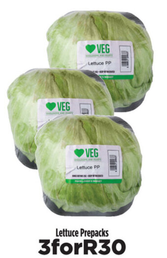 Food Lover's Market Lettuce Prepacks offer