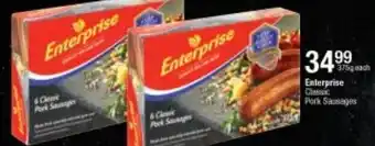 Checkers Enterprise Classic Pork Sausages offer