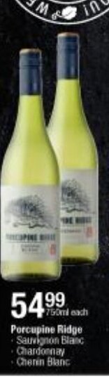 Porcupine Ridge 750ml