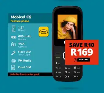 Checkers Mobicel C2 Feature phone offer