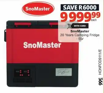 SnoMaster 20 Years Camping Fridge 55L