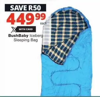 Checkers BushBaby Iceberg Sleeping Bag offer