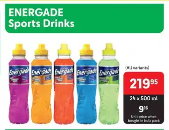 Makro ENERGADE Sports Drinks (All variants) offer