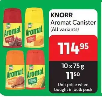 Makro KNORR Aromat Canister (All variants) offer