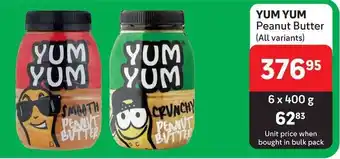Makro YUM YUM Peanut Butter (All variants) offer