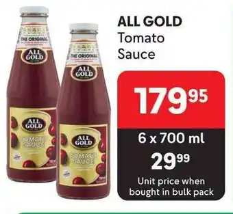 Makro ALL GOLD Tomato Sauce offer
