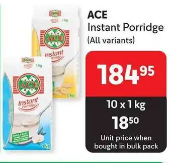 Makro ACE Instant Porridge (All variants) offer
