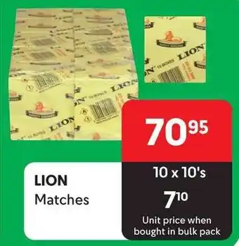 Makro LION Matches offer