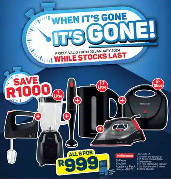 Pick n Pay Mellerware 6-Piece Kitchen Appliance Pack offer