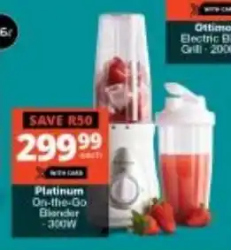 Checkers Platinum On-the-Go Blender -300W offer