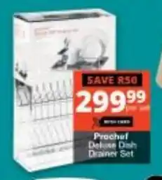 Checkers Prochef Deluxe Dish Drainer Set offer