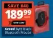 Checkers Xceed Byte Black Bluetooth Mouse offer