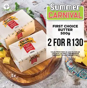 FIRST CHOICE BUTTER 500g