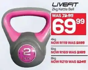 Pick n Pay Livefit Kettle Bell 2kg offer
