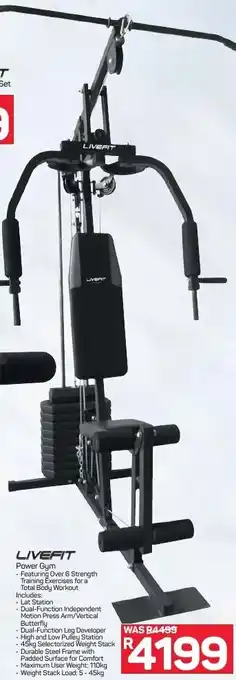 Pick n Pay Livefit Power Gym offer