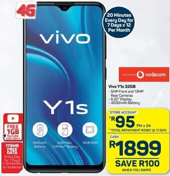 Pick n Pay Vivo Y1s 32GB offer