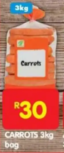 Shoprite CARROTS 3kg bag offer