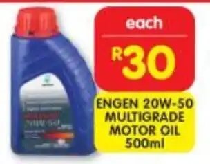 Shoprite ENGEN 20W-50 MULTIGRADE MOTOR OIL 500ml offer
