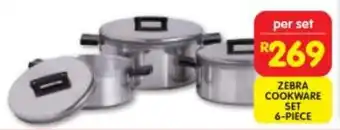 Shoprite ZEBRA COOKWARE SET 6-PIECE offer