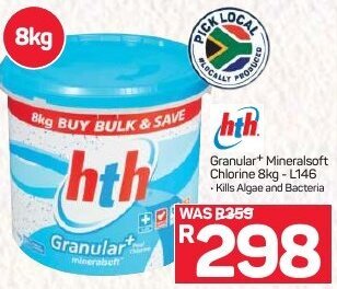 Pick n Pay hth Granular+ Mineralsoft Chlorine 8kg - L146 offer