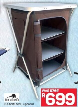 Pick n Pay Blue Mountain 3-Shelf Steel Cupboard offer