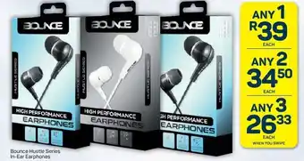 Bounce Hustle Series In-Ear Earphones
