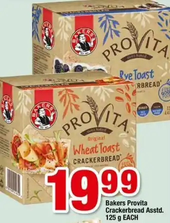 Megasave Bakers Provita Crackerbread 125g offer