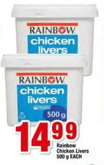 Megasave Rainbow Chicken Livers 500g offer