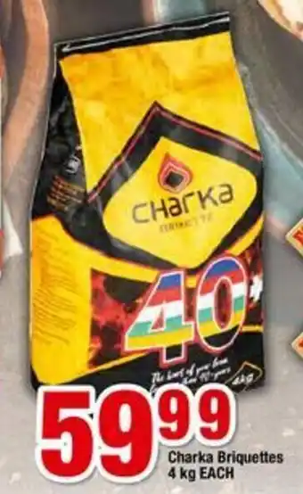 Megasave Charka Briquettes 4kg offer