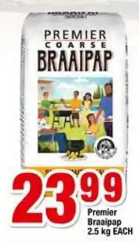 Megasave Premier Braaipap 2.5kg offer