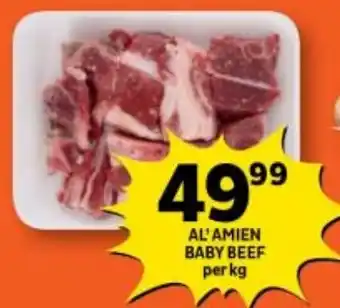 Shoprite AL'AMIEN BABY BEEF per kg offer