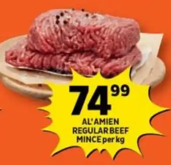 Shoprite AL'AMIEN REGULAR BEEF MINCE per kg offer