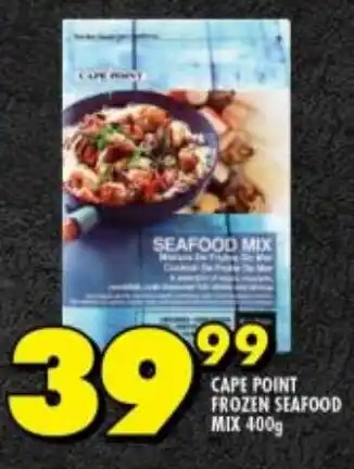 Shoprite CAPE POINT FROZEN SEAFOOD MIX 400g offer