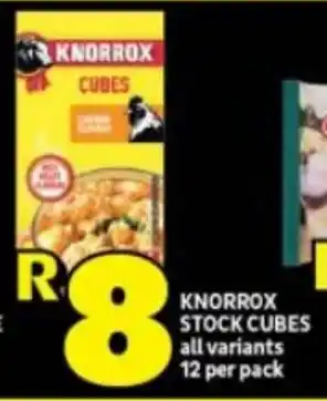 Shoprite KNORROX STOCK CUBES all variants 12 per pack offer