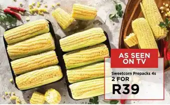 Food Lover's Market Sweetcorn Prepacks 4s offer