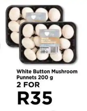Food Lover's Market White Button Mushroom Punnets 200g offer