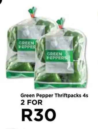 Food Lover's Market Green Pepper Thriftpacks 4s offer