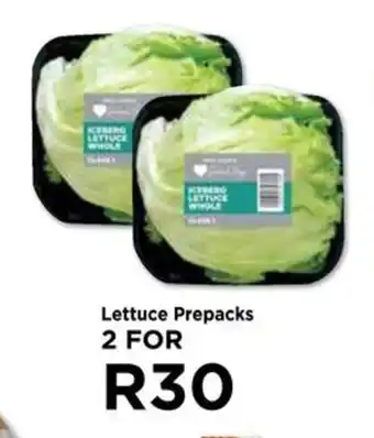 Food Lover's Market Lettuce Prepacks offer