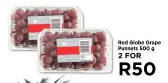 Red Globe Grape Punnets 500g