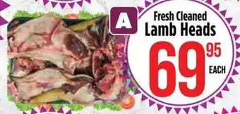 Food Lover's Market Fresh Cleaned Lamb Heads offer