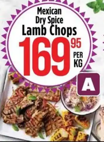 Food Lover's Market Mexican Dry Spice Lamb Chops offer