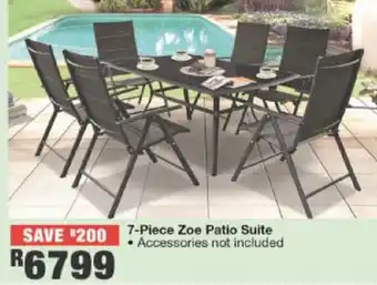 House & Home Zoe Patio Suite 7-Piece offer
