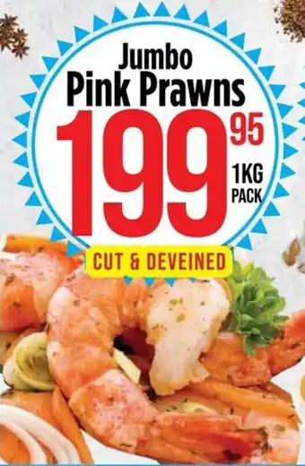 Food Lover's Market Jumbo Pink Prawns offer