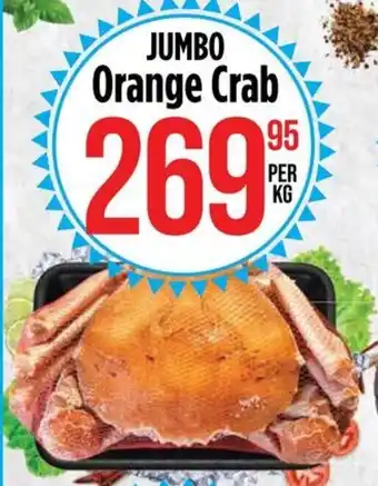 JUMBO Orange Crab