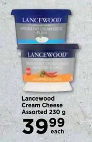 Food Lover's Market Lancewood Cream Cheese Assorted 230g offer