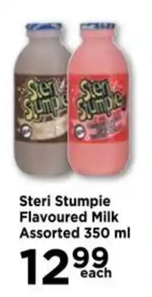 Food Lover's Market Steri Stumpie Flavoured Milk Assorted 350ml offer