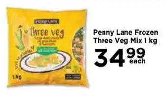 Food Lover's Market Penny Lane Frozen Three Veg Mix 1kg offer